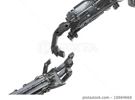 Hand of Cyborg sculpture made from scrap metal Hand of Cyborg sculpture made from scrap metal 18984668