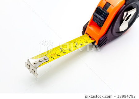 Tape measure isolated on white background Tape measure isolated on white background 18984792