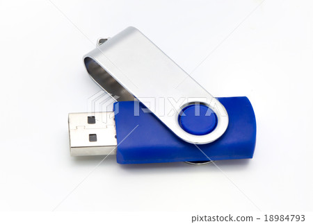 USB Flash Drive isolate on white USB Flash Drive isolate on white 18984793
