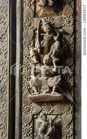 Shwenandaw Kyaung Temple in Myanmar Shwenandaw Kyaung Temple in Myanmar 18984917