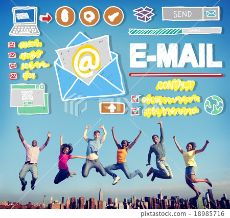 E-mail Online Messaging Correspondance Concept E-mail Online Messaging Correspondance Concept 18985716