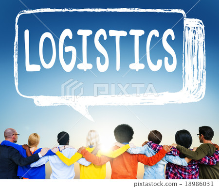 Logistics Freight Transportation Shipping Business Concept Logistics Freight Transportation Shipping Business Concept 18986031