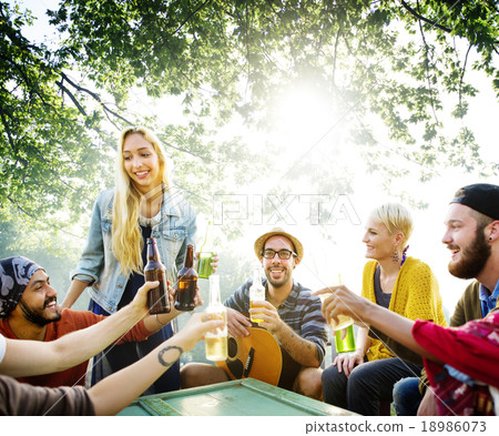 Diverse People Friends Hanging Out Concept Diverse People Friends Hanging Out Concept 18986073