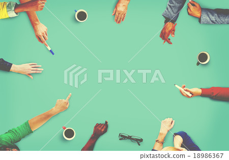 Meeting Communication Planning Business People Concept Meeting Communication Planning Business People Concept 18986367