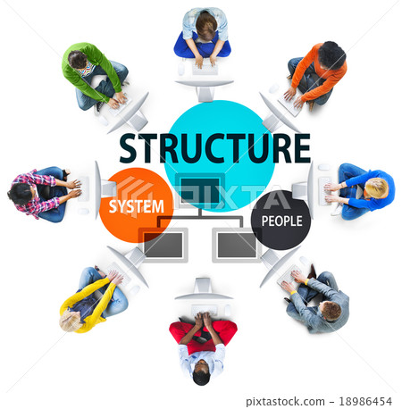 Business Structure Flowchart Corporate Organization Concept Business Structure Flowchart Corporate Organization Concept 18986454