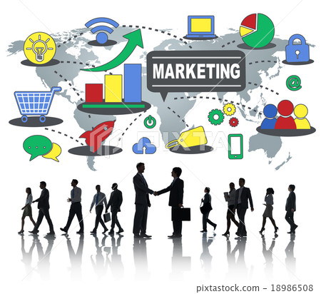 Marketing Global Business Branding Connection Growth Concept Marketing Global Business Branding Connection Growth Concept 18986508