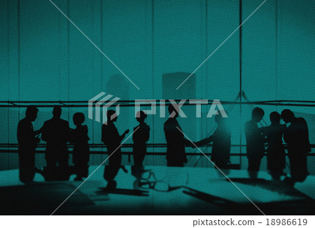 Business People Meeting Discussion Communication Concept Business People Meeting Discussion Communication Concept 18986619