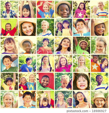 Children Family Enjoyment Playful Summer Casual Concept Children Family Enjoyment Playful Summer Casual Concept 18986927