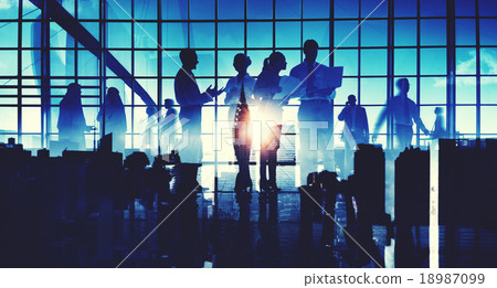 Business People Meeting Discussion Communication Concept Business People Meeting Discussion Communication Concept 18987099