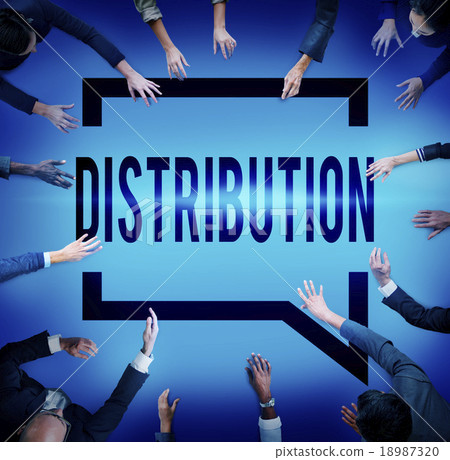 Distribution Sale Marketing Distributor Strategy Concept Distribution Sale Marketing Distributor Strategy Concept 18987320