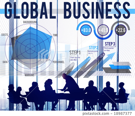 Global Business Strategy Startup Growth Concept 18987377