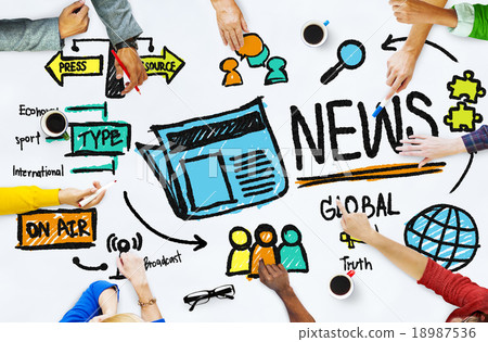 News Journalism Information Publication Update Media Advertismen 18987536