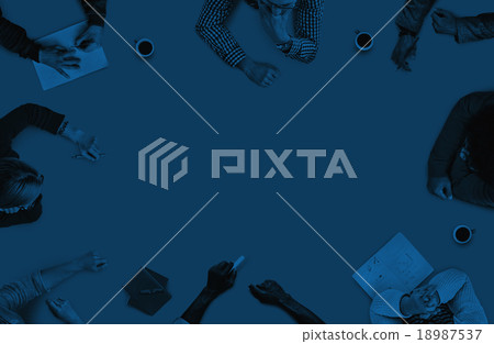 Business Team Meeting Brainstorming Planning Concept 18987537