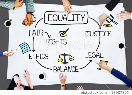 Equality Rights Balance Fair Justice Ethics Concept 18987805