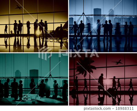 Business People Meeting Traveling Communication Concept 18988311