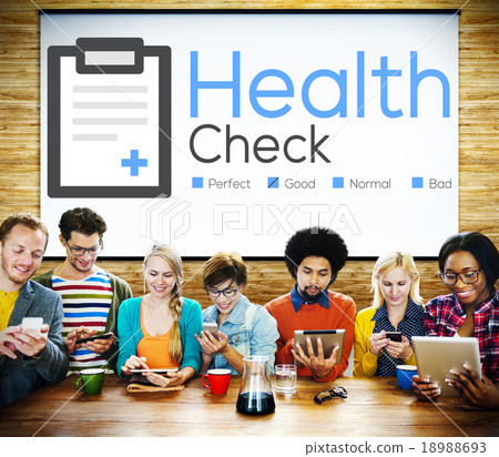 Health Check Insurance Check Up Check List Medical Concept 18988693