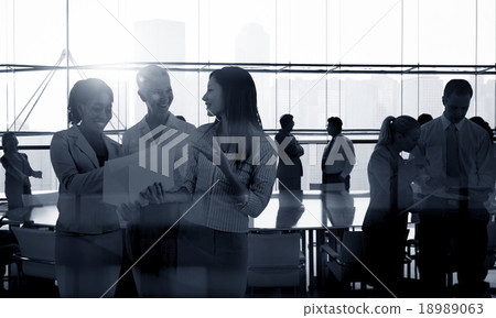 Stock Photo: Business Team Meeting Discussion Board Room Concept