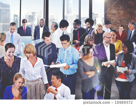 People Global Communication Office Discussion Group Concept People Global Communication Office Discussion Group Concept 18989372