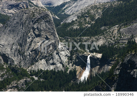 內華達瀑佈內華達瀑布優勝美地國家公園 18990346