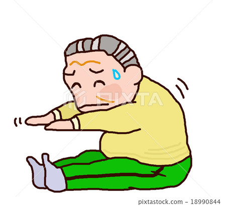 A man whose stomach comes out and whose body is stiff 18990844