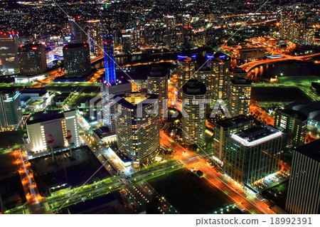 Yokohama night view 5 Yokohama night view 5 18992391