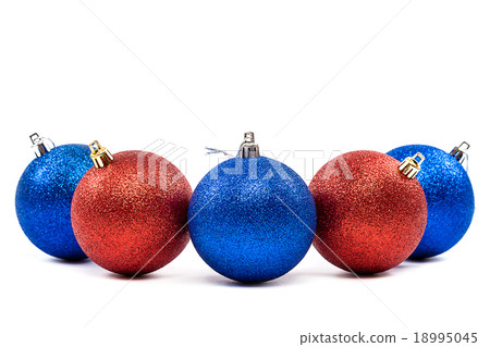 Christmas balls on a white background. Christmas balls on a white background. 18995045