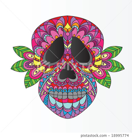 Day of the Dead Skull Day of the Dead Skull 18995774