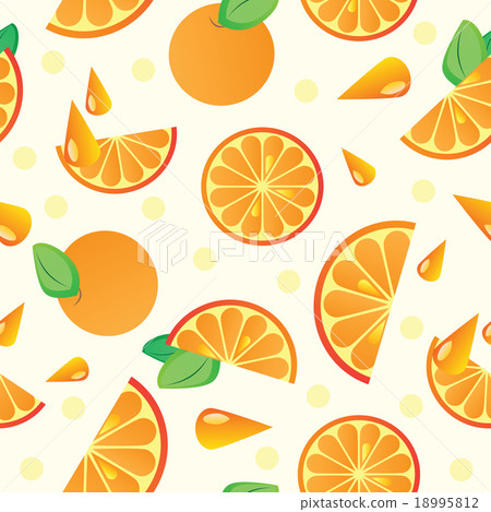 Vector orange pattern - Stock Illustration [18995812] - PIXTA