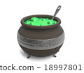 Spooky witch's cauldron  18997801