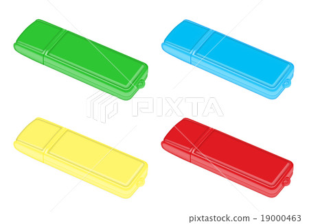 red, yellow , blue and green flash drive red, yellow , blue and green flash drive 19000463