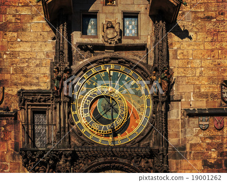 Orloj astronomical clock in Prague. Orloj astronomical clock in Prague. 19001262