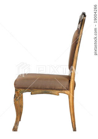 Brown antique chair retro style louis 19004266