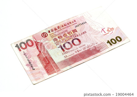 100 Hong Kong dollar bank note. 100 Hong Kong dollar bank note. 19004464