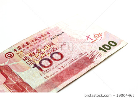 100 Hong Kong dollar bank note. 100 Hong Kong dollar bank note. 19004465