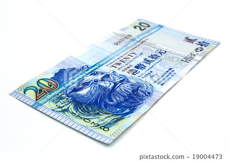 20 Hong Kong dollar bank note. 20 Hong Kong dollar bank note. 19004473
