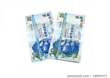 20 Hong Kong dollar bank note. 20 Hong Kong dollar bank note. 19004475
