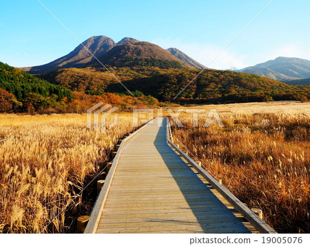 Take the original mooring evening landscape autumn scenery 19005076