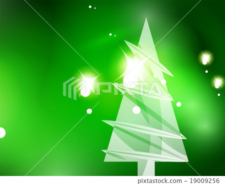 Christmas green abstract background with white 19009256