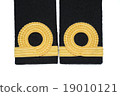 Isolated Navy epaulet rank sign 19010121