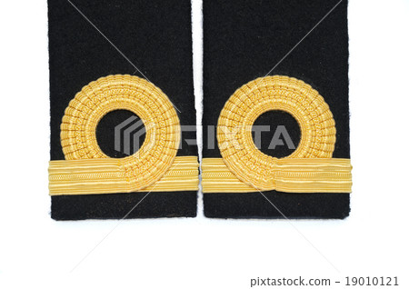 Isolated Navy epaulet rank sign Isolated Navy epaulet rank sign 19010121