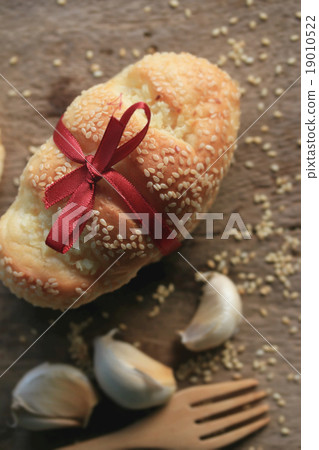 Bread garlic with sesame Bread garlic with sesame 19010522