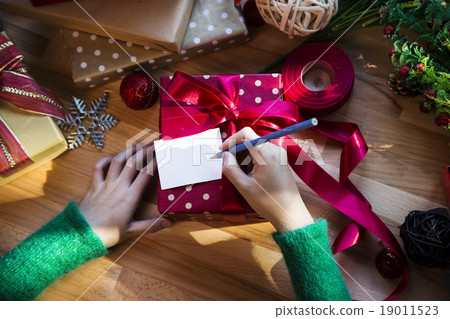 Christmas presents and wrapping papers Christmas presents and wrapping papers 19011523