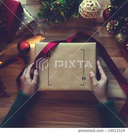 Christmas presents and wrapping papers Christmas presents and wrapping papers 19011524
