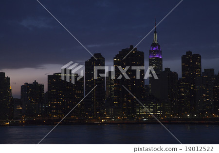 New York night view New York night view 19012522