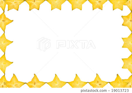 carambola - star fruit isolated on white carambola - star fruit isolated on white 19013723