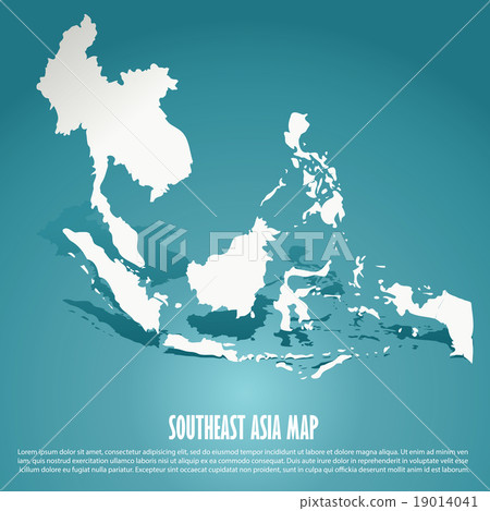 Southeast Asia map, AEC, Asean Economic Community 19014041