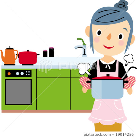 Housewife cooking 19014286
