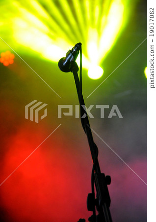 Microphone in stage lights Microphone in stage lights 19017082