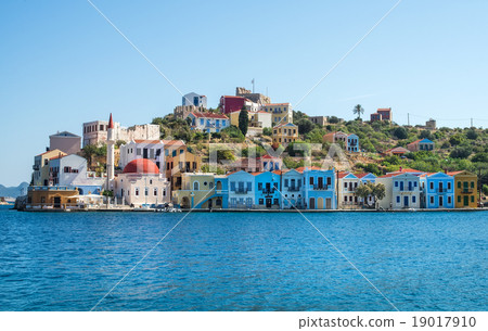 Kastellorizo island, Dodecanese, Greece. Colorful Kastellorizo island, Dodecanese, Greece. Colorful 19017910