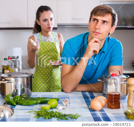 person criticizing young spouse 19019721